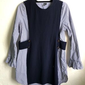 HStyle Sweater shirt dress